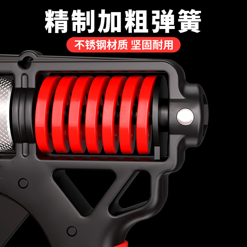 握力器弹簧碳钢手指可调节手指锻炼手部肌肉可康复训练计数|undefined