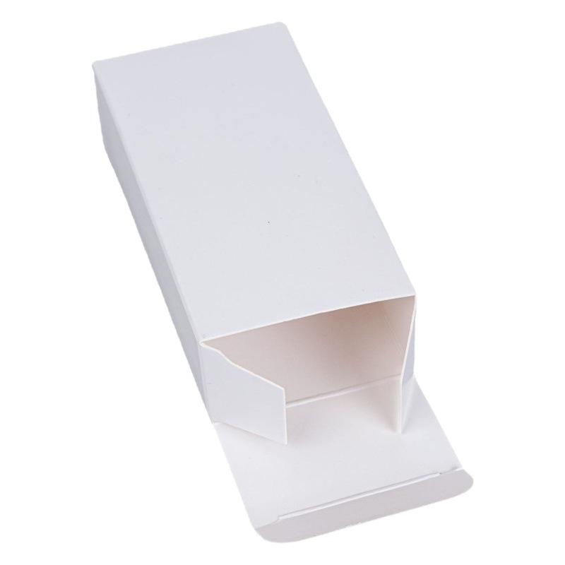 172 ~ 180 caja blanca universal en stock caja de cartón blanco caja de tarjeta negra de piel de vaca CAJA PLEGABLE caja de impresión personalización