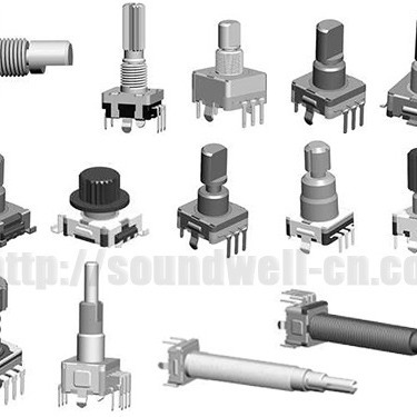 EC11半轴编码开关  调节音量电位器   外形尺寸11mm