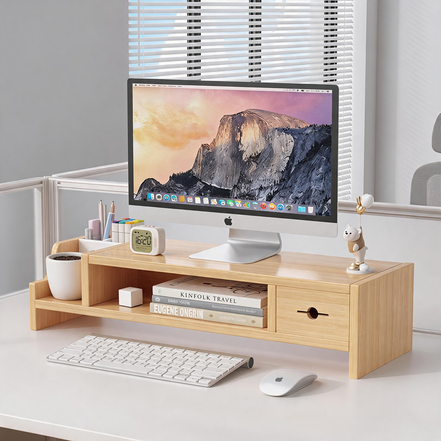 Soporte Elevador para Monitor de Escritorio