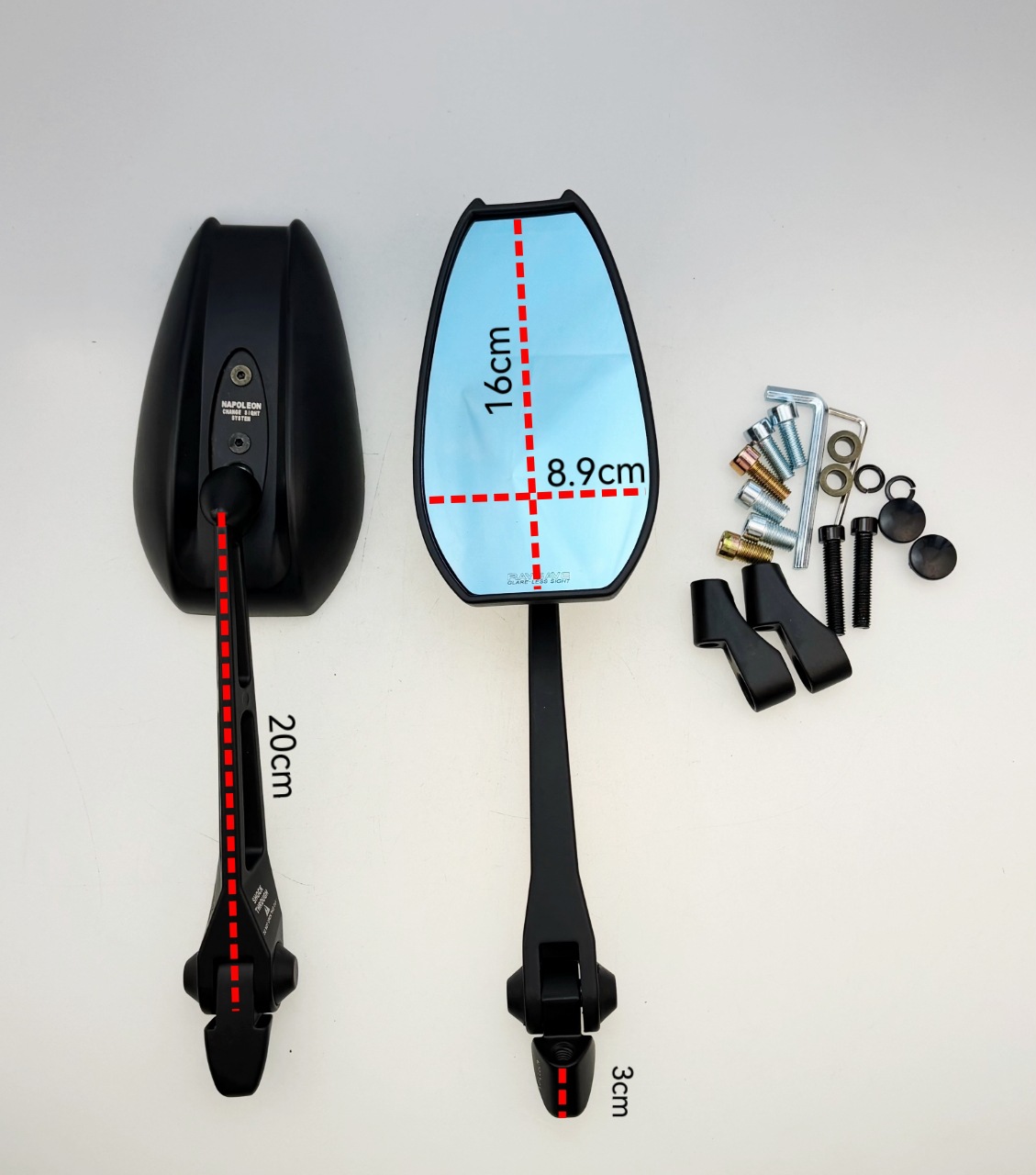Suitable for Ninebot U2/U+B 009 Ube Electric Scooter Motorcycle Modified Rearview Mirror