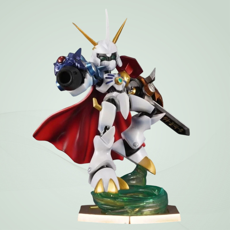 Digimon Figure Royal Knight Figurine Ornament Omega Beast Q Version Anime Figure Model Digimon Figure Royal Knight Figurine Ornament Omega Beast Q Version Anime Figure Model