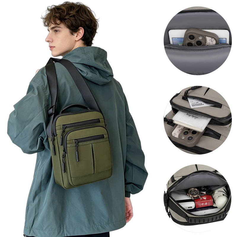 Shoulder bag, lightweight crossbody bag, everyday short-trip travel bag, small bag, phone bag, key bag, card bag, tablet bag