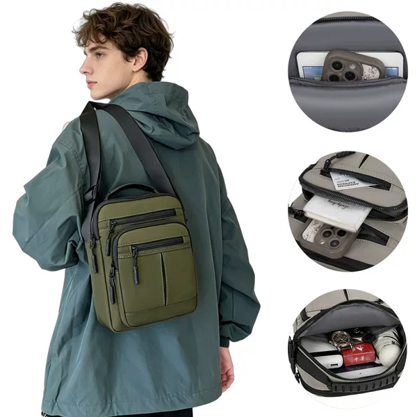 Shoulder bag, lightweight crossbody bag, everyday short-trip travel bag, small bag, phone bag, key bag, card bag, tablet bag