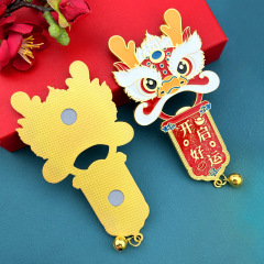 New Year Gift Idea Lucky Dragon Bottle Opener Custom Dragon Year Fridge Magnet Bottle Opener Cultural and Creative Small Gift