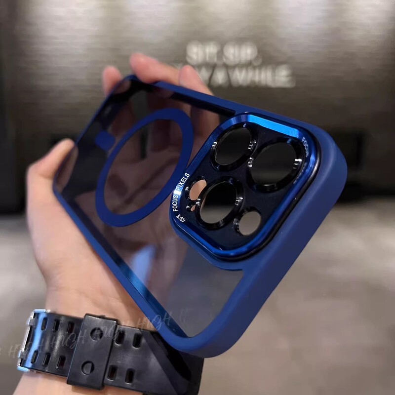二代鹰眼磁吸充电适用iPhone17手机壳全包金属镜头苹果16透明硬套|undefined