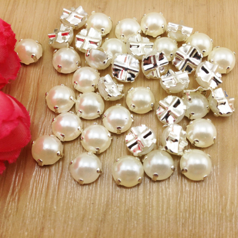 新款珍珠十字爪钻批发 3mm—10mm手缝珍珠爪钻 手缝珍珠爪钻