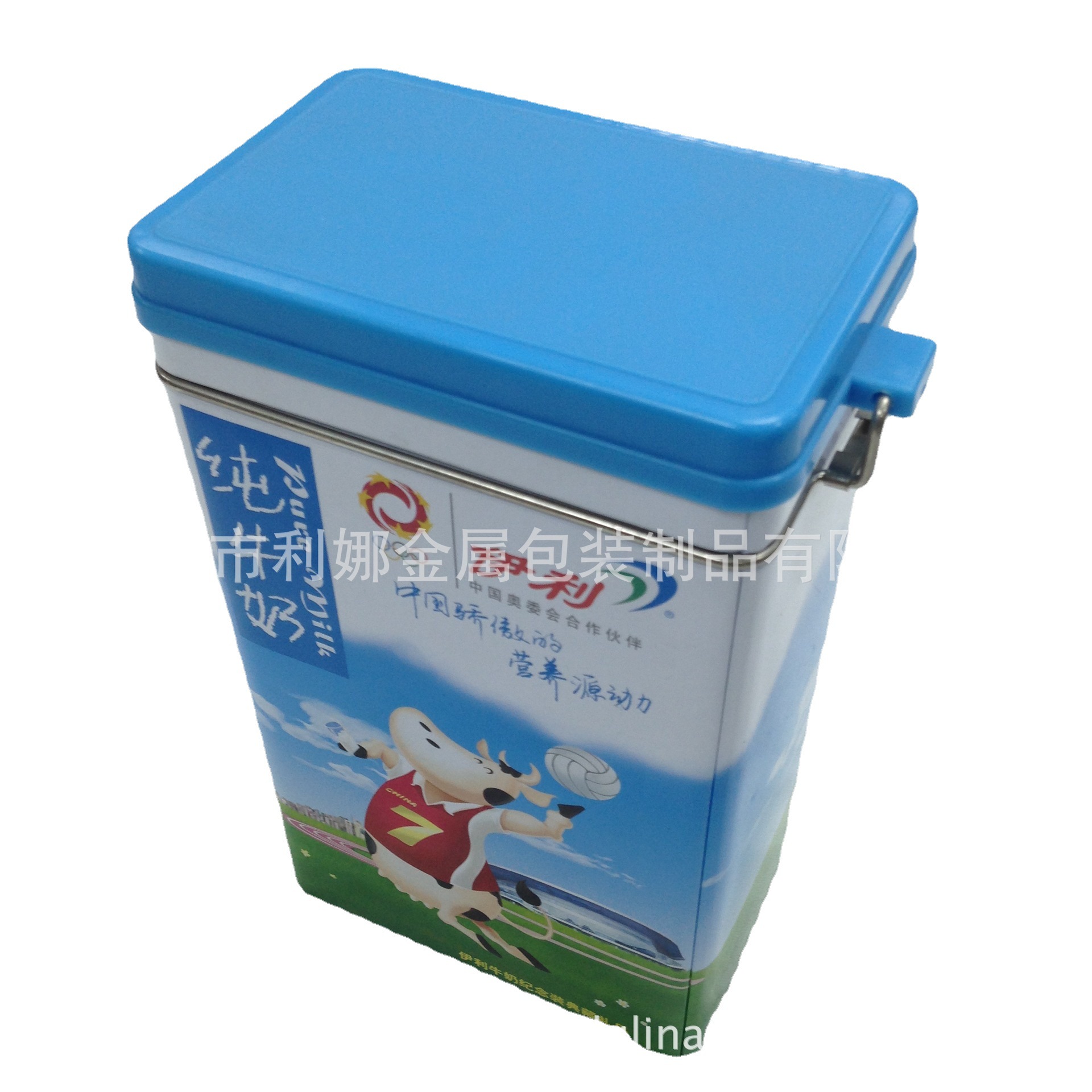 供求马口铁包装糖果罐，批发密封翻盖食品铁罐，带铁线圈铁盒