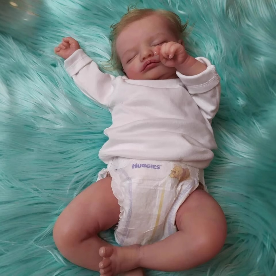 49cm simulación bebé renacido muñeca Rosalie transfronterizo e-commerce suministro de una sola pieza entrega Amazon