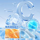 O'kady oupei ice cooling cool spray 100ml moisturizing natural water light oil control factory direct supply