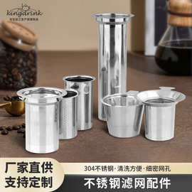 茶叶滤网高密度茶壶隔网平底茶滤内胆过滤网不锈钢养生壶咖啡滤网