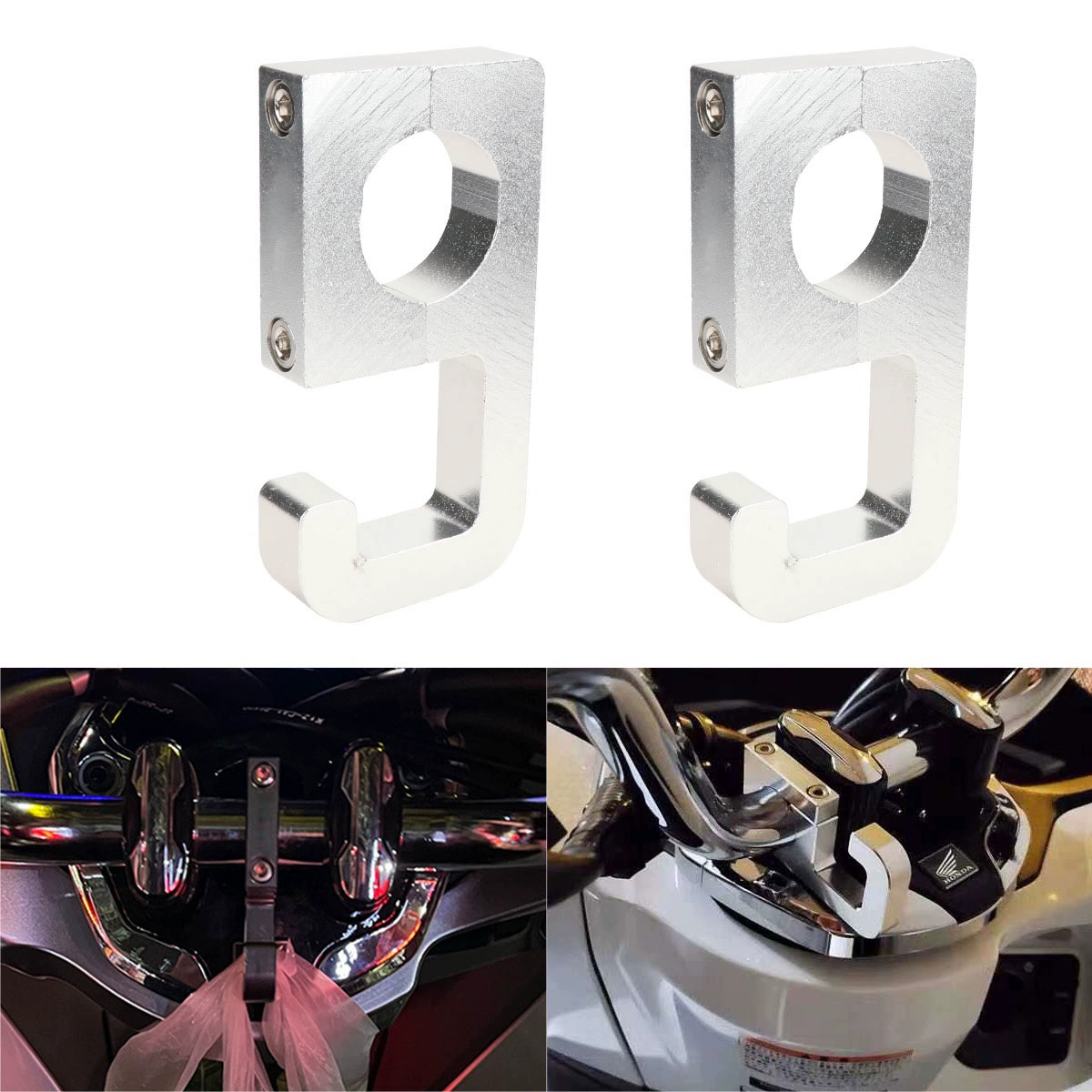 Крючок для электромобиля мотоцикла, универсальный крючок для смесителя из алюминиевого сплава, крючок для хранения без перфорации, крючок для шлема, аксессуары