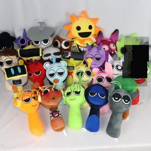 ���R�d�羳��Ʒ Sprunki Plush�������ë�q�����ż�����Α���߅