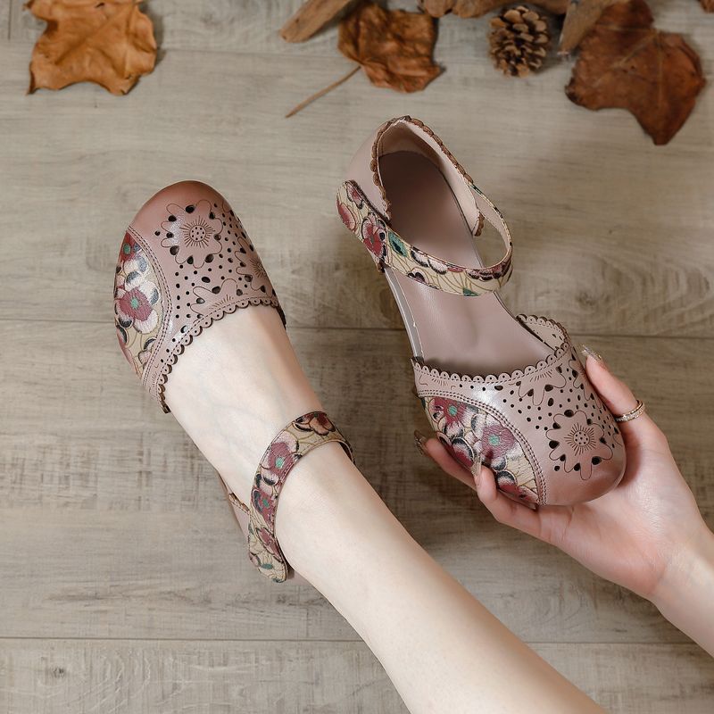 Summer retro ethnic women's non-slip sandals