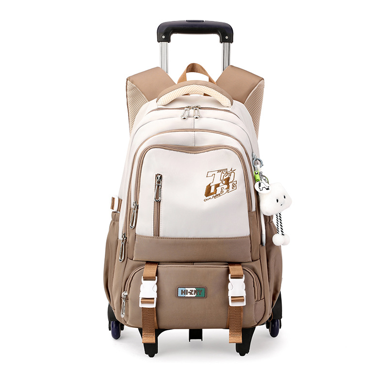 Mochila de pescado natural, mochila de 3 - 6 grados, mochila con ruedas, mochila de pescado de la escuela secundaria, mochila de la escuela secundaria