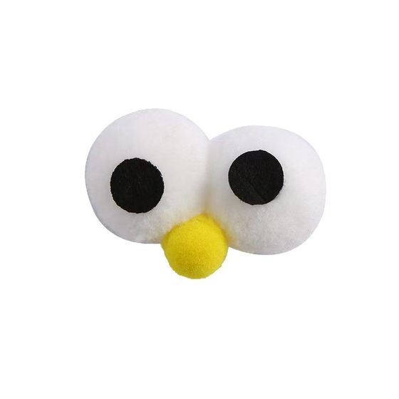 Explosive Big Eyes Yellow Duck High Elastic Fur Ball Cute Cartoon DIY Jewelry Accessories Plush Ball Toy Accessories