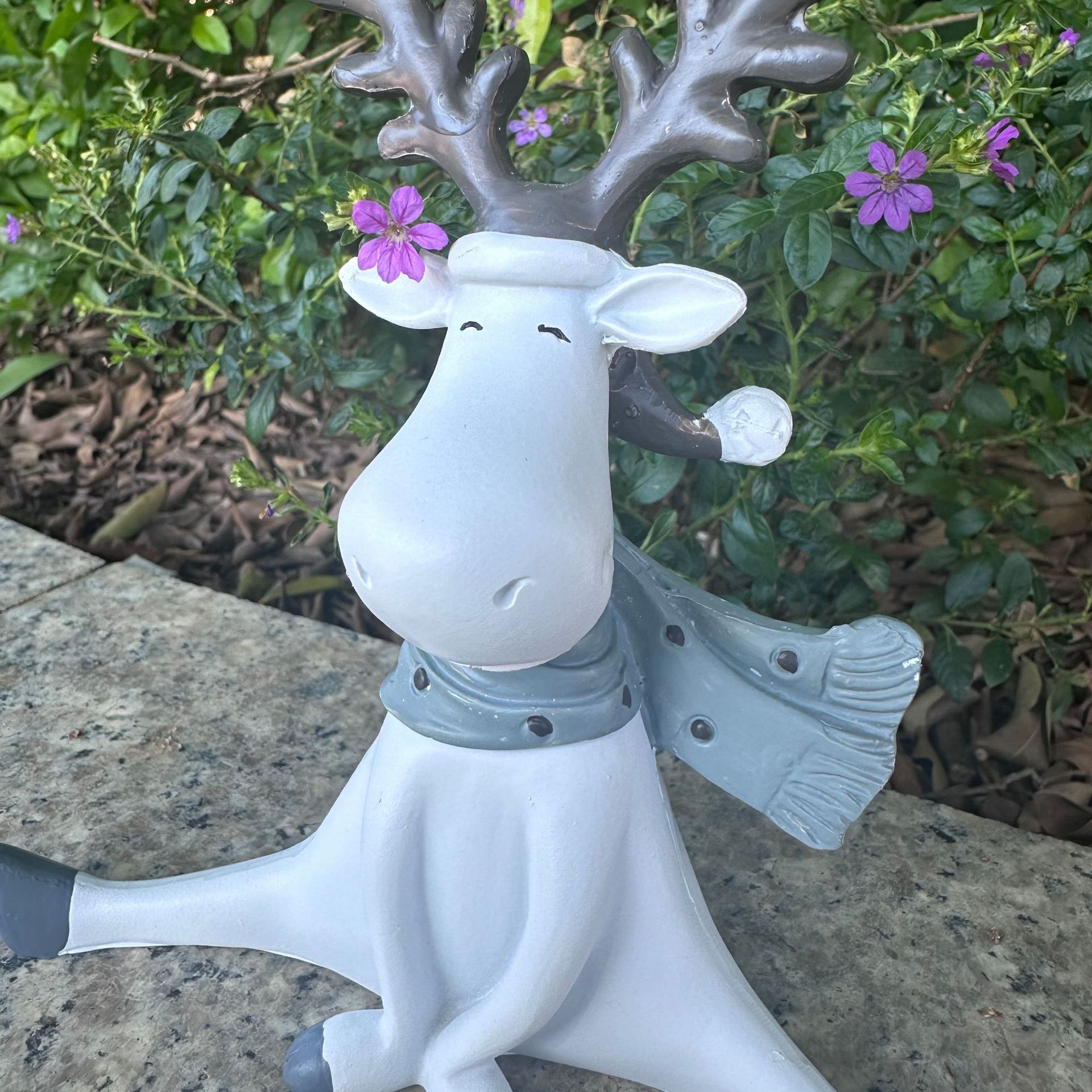 Explosiones transfronterizas de alce bifurcado ornamentos artesanías de resina decorados para el hogar decorados de escritorio decorados de jardín al aire libre