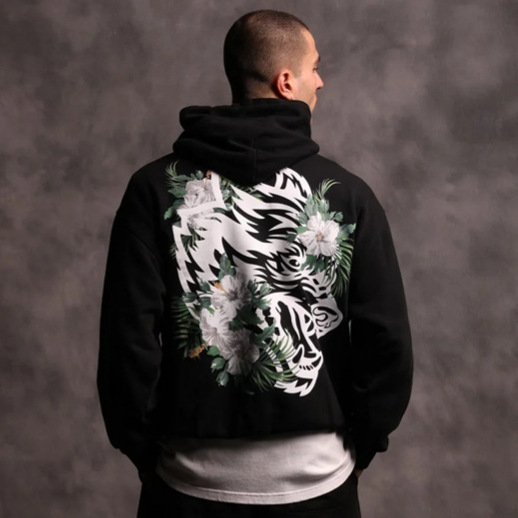 Darc Cross-Border European and American Hoodies Wolf Head Series Printed Sweatshirts Autumn and Winter Sweatshirts Wholesale Couple Wear Fleece-Lined