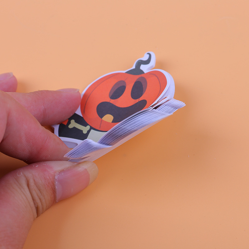 Nota creativa papel lindo tema de Halloween especial en forma de nota adhesiva dibujos animados N veces nota libro personalizable