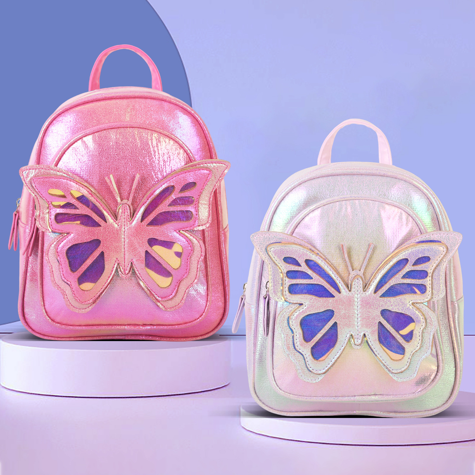Big-Tailed Cat Bow Fashion Childlike Girls' Backpack, Kindergarten Outing Matchinging Artifact, Girls' Fashion