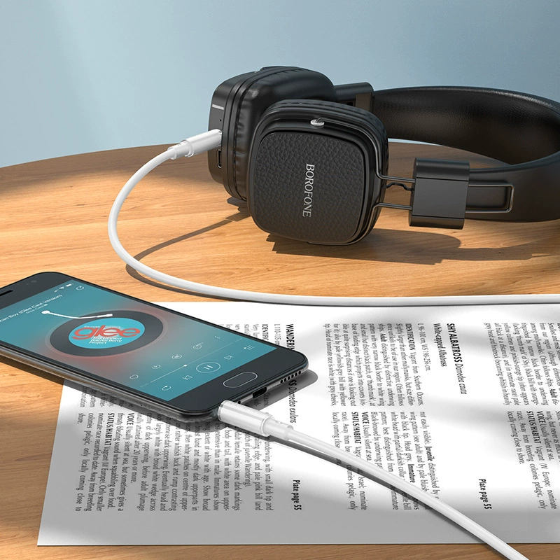Кабель аудио BOROFONE BL21 AUX Le Meng подходит для подключения интерфейса Apple TC3.5mm