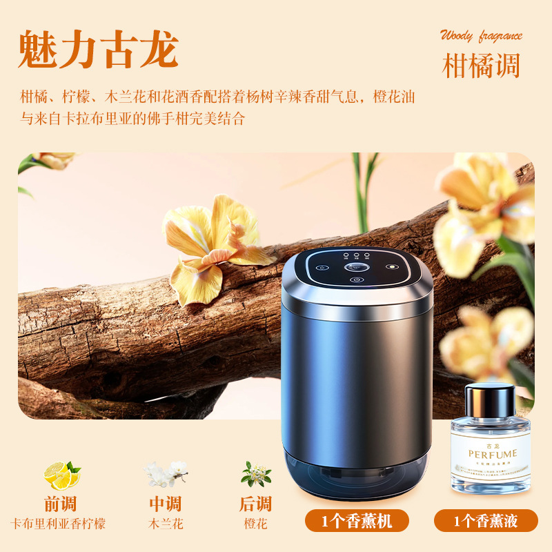 Rechargeable [Charming Cologne] Starts and Stops with the Car★Long-lasting Fragrance★Original Perfume