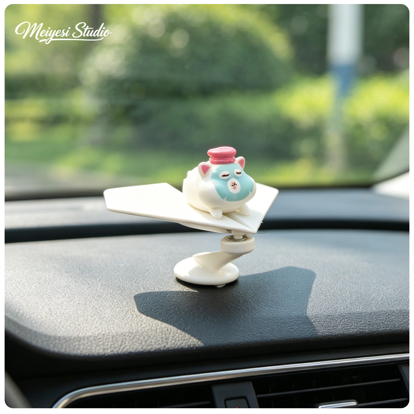 Crayón nuevo avión giratorio 2026 nuevo automóvil adorable joyería de dibujos animados decoración de curación descompresión