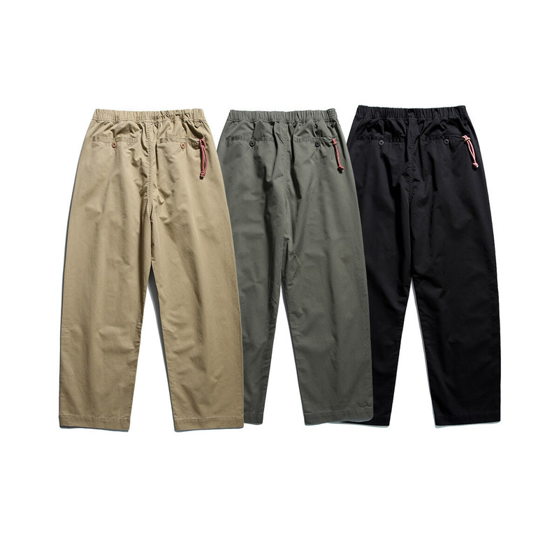 Guye Men's Wear Japanese Style Trend Brand 2025 Autumn New Red Rope Straight Work Pants Men's Loose Casual Long Pants Guye Men's Wear Japanese Style Trend Brand 2025 Autumn New Red Rope Straight Work Pants Men's Loose Casual Long Pants