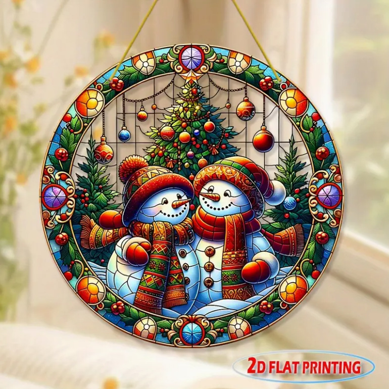 Decoración navideña transfronteriza muñeco de nieve colgantes Navidad debe regalos perfectos colgantes Decoración del árbol de Navidad Decoración del hogar image 9