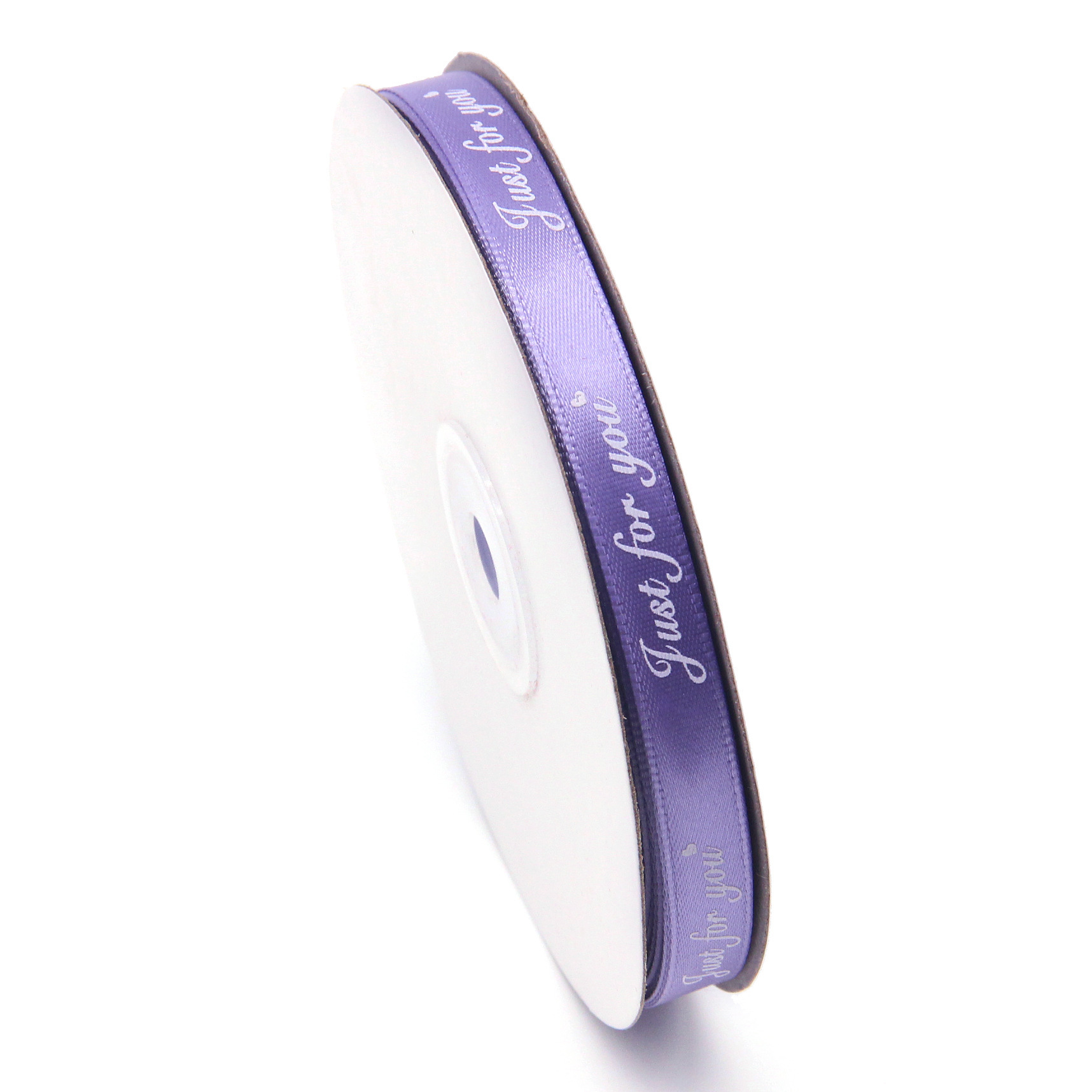 En stock 1cm solo para usted impresión cinta de poliéster regalo DIY embalaje inglés carta cinta streamer