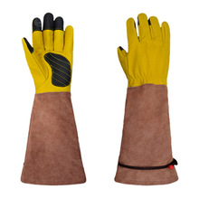 ��}����ţƤ��Ƥ�ڱ�늺��廡���@ˇ����Long Cowhide Gloves