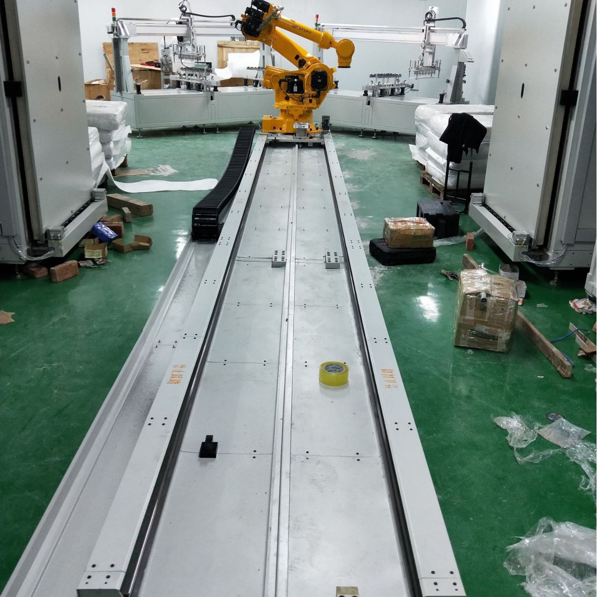 艾京全面提供方案 量身生产  工业机器人行走轴 六轴机器人移动轴