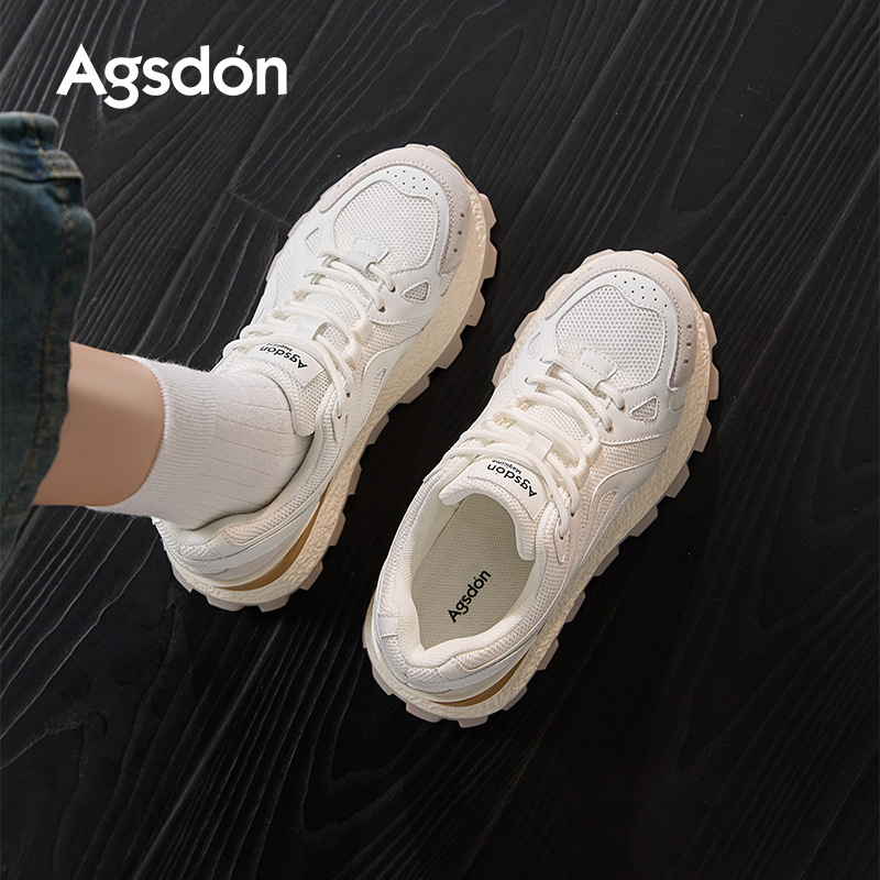 Zapatos de entrenamiento para mujeres 2025 nuevo otoño suave pequeño hombre casual zapatos de skate Gump pequeños zapatos blancos