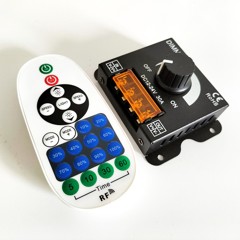 RF23键360W手动旋钮铁壳调光10