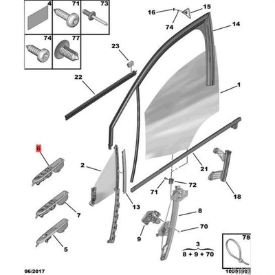 98068844ZD Front Left, Citroën Cab and accessories