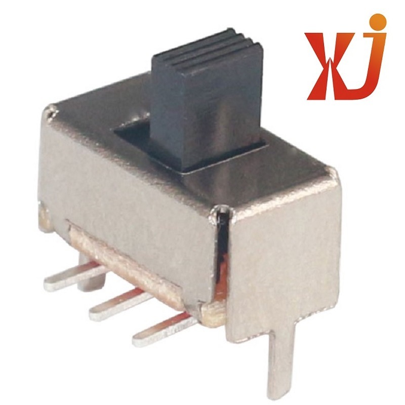 二档波动开关行程2.2mm  两档拨动开关双路弯脚  2档滑动开关批发