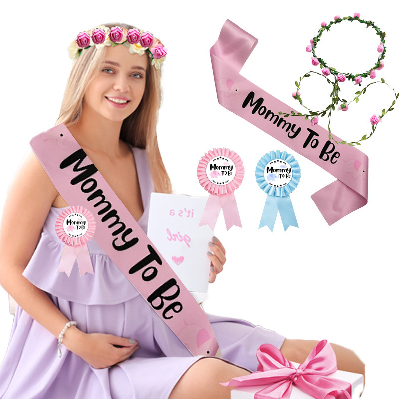 Amazon Ghirlanda Kit Mamá para ser Mamá Correa de hombro Emblemas Cintas Accesorios Fotográficos Sentido Cerimonial