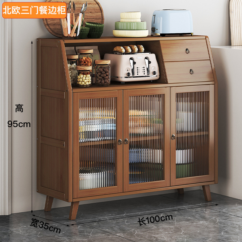Gabinete de comedor Gabinete de vinos Gabinete de cocina simple y multifuncional Gabinete de almacenamiento nórdico Gabinete de té doméstico Gabinete de almacenamiento Salón