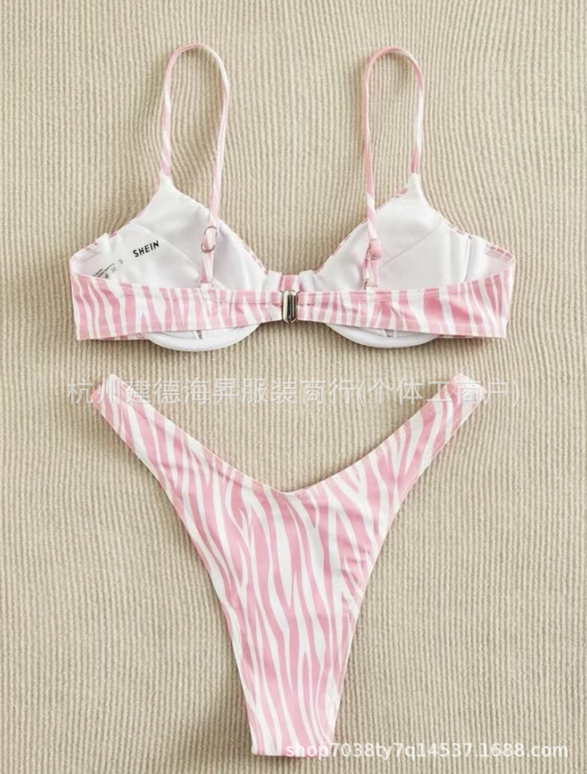 Trajes de baño de Shein transfronterizos sexy de tres puntos bikini conjunto de mujeres de verano Shein trajes de baño divididos África venta caliente