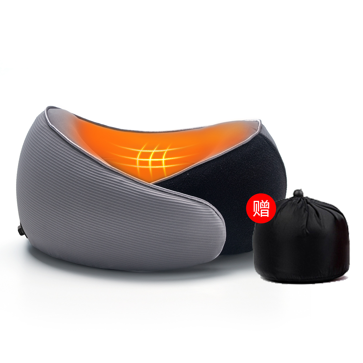 Explosiones transfronterizas de calor para proteger el cuello almohada en forma de U almohada de memoria de rebote lento almohada portátil de almacenamiento almohada en forma de U almohada de memoria