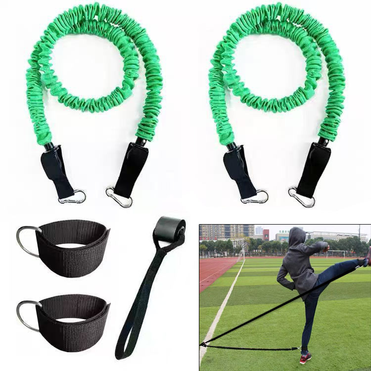 Taekwondo Track and Field Bouncing Leg Strength Training Elastic Rope Resistance Band Rubber Band Running Swing High Leg Weight Lifting
