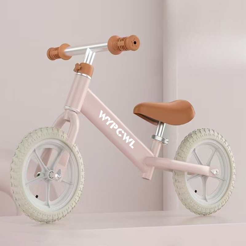 Bicicleta de equilibrio de acero con alto contenido de carbono sin pedales para edades de 1 a 6 años, bicicleta deslizante, andador, patinete para niños.