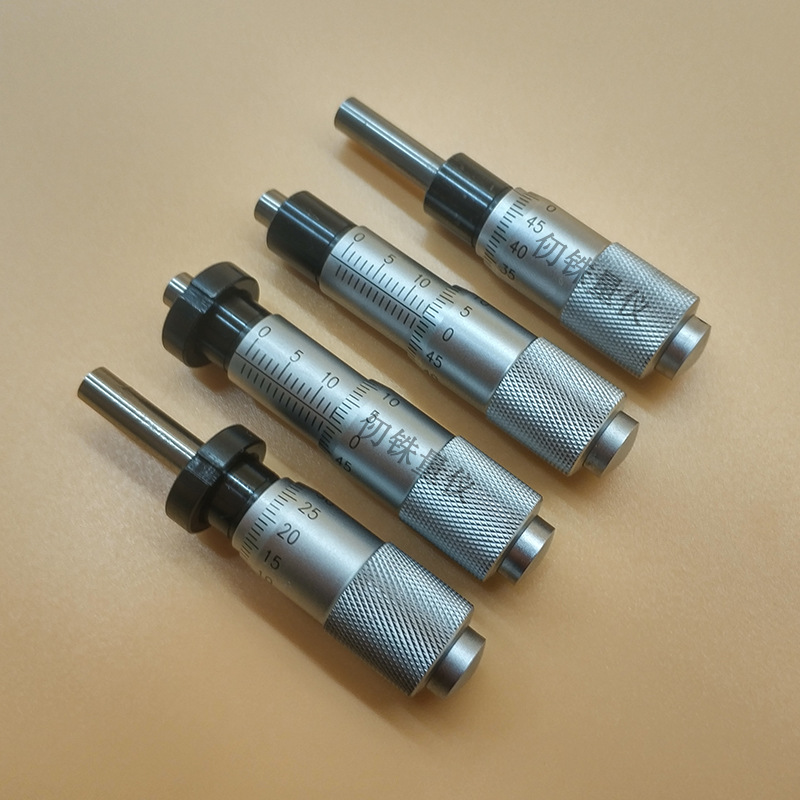 现货0-15mm微分头精密高品质测微头15mm/0.01mm螺距0.5微调进给