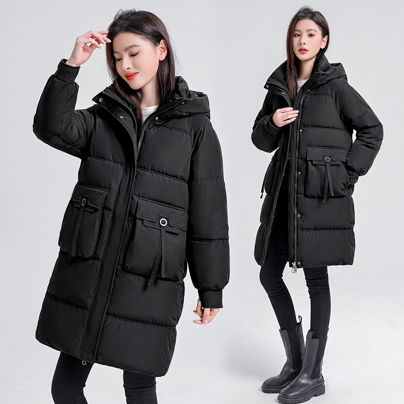 2025 invierno nuevo estilo explosivo invierno ropa de invierno de gran tamaño gruesa chaqueta de algodón caliente abrigo