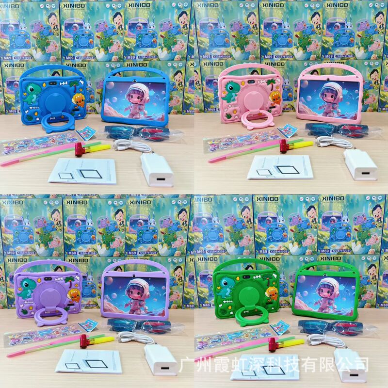 Children's tablet computer quad-core 16+512GB with calling function cross-border manufacturer wholesale multi-style tablet