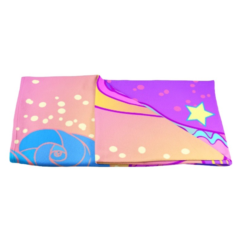 Manta de franela manta de aire acondicionado manta caliente engrosada oficina siesta copo de nieve manta de terciopelo primavera y otoño sofá manta edredón