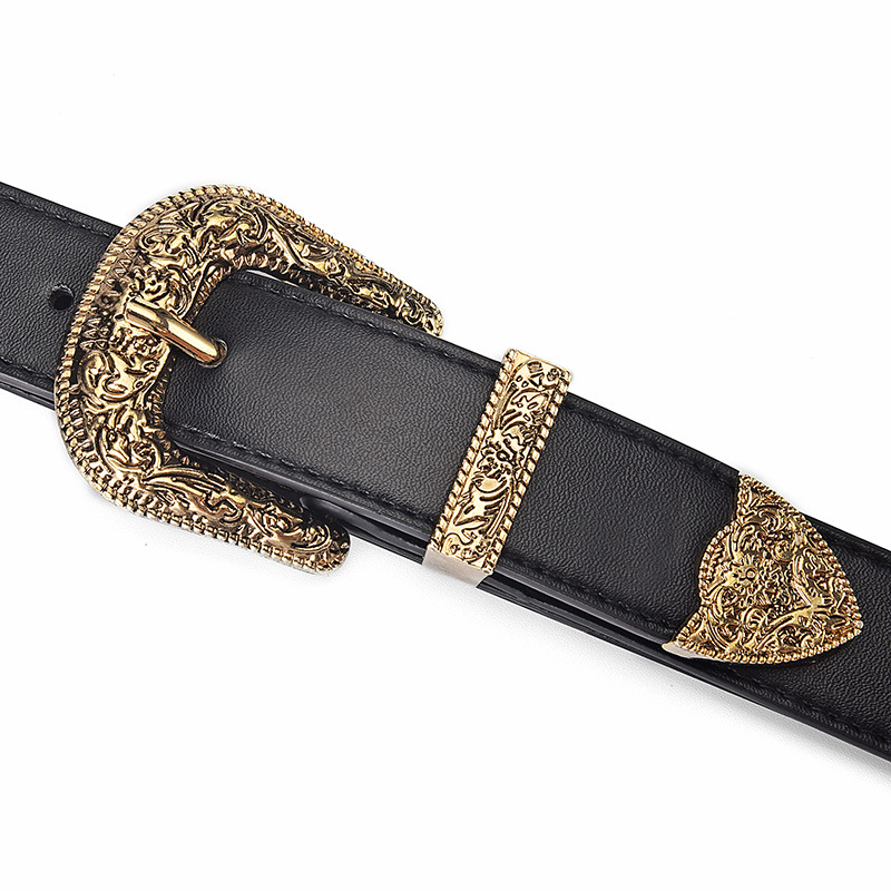 100g Weight Belt Classification 1 Piece Quantity Daily, Street Occasion Pu Leather, Alloy Material Solid Color Pattern Women's Gender Basic, Classic Style Style Basic Classic Style Solid Color Pu Leather Alloy Women's Leather Belts 5