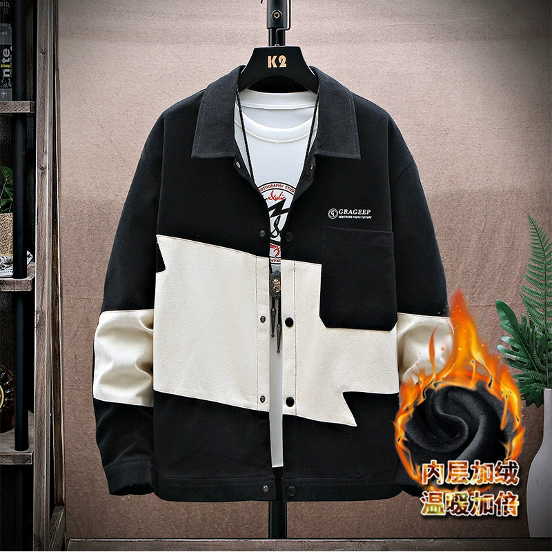 Новый осенний сюртук для мужчин плюс жир