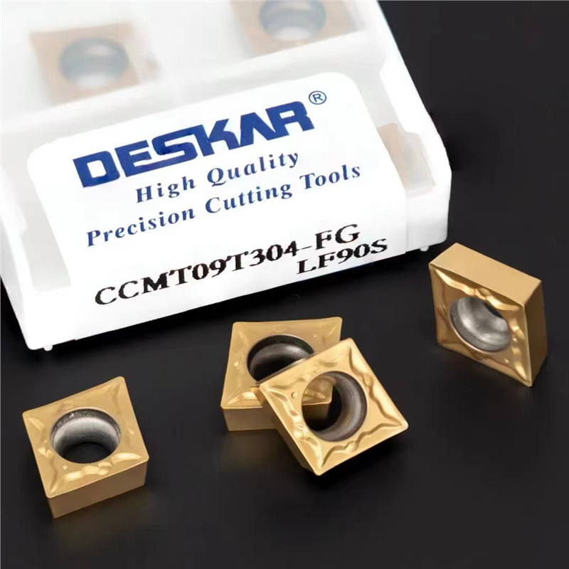 DESKAR戴斯卡数控涂层陶瓷刀片 CCMT09T304-FG LF90S 钢件 高光洁