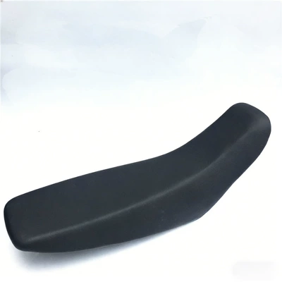 Cqr Off-Road Motorcycle Universal Seat Cushion Original Seat Cushion Full Leather Waterproof Seat Cover Thickened Red Seat Pad (Motorcycle cushion) - black-cushion